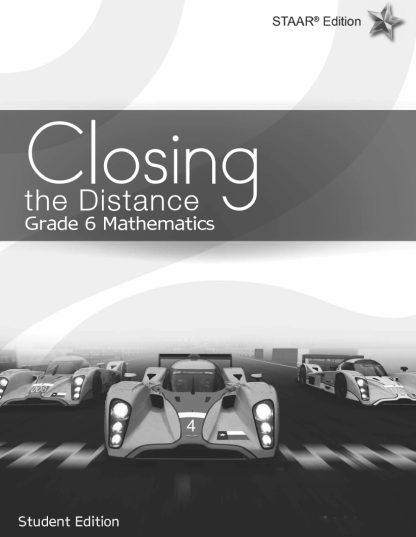 Closing the Distance, Grade 6 Mathematics Student Edition (English)