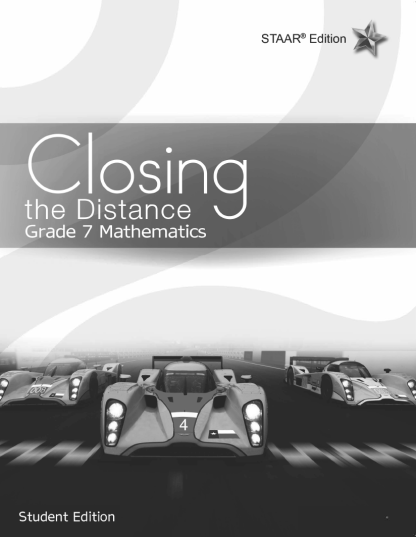 Closing the Distance, Grade 7 Mathematics Student Edition (English)