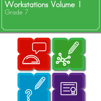 Mathematics STAAR® Workstations Volume 1, Grade 7 English