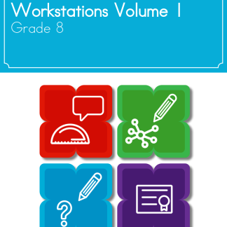 Mathematics STAAR® Workstations Volume 1, Grade 8 English
