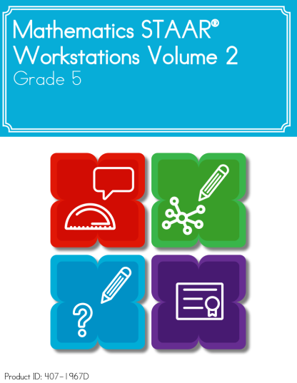 Mathematics STAAR® Workstations Volume 2, Grade 5 English