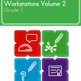 Mathematics STAAR® Workstations Volume 2, Grade 7 English