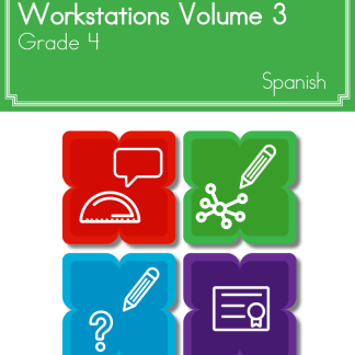 Mathematics STAAR® Workstations Volume 3, Grade 4 Spanish