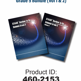 STAAR Review to Go: Science Grade 5 Bundle (Volume 1 and 2)