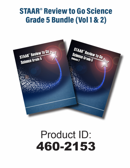 STAAR Review to Go: Science Grade 5 Bundle (Volume 1 and 2)