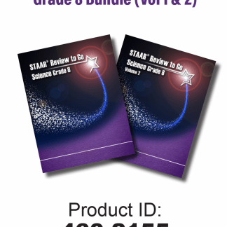 STAAR Review to Go Science Grade 8 Bundle (Volume 1 and 2)