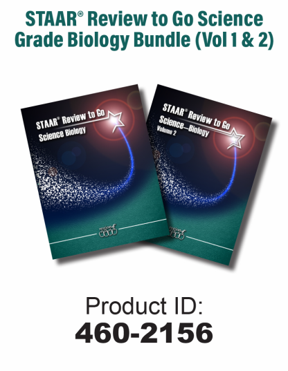 STAAR Review to Go: Science Grade Biology Bundle (Volume 1 and 2)