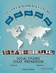 5Es over World Cultures Social Studies STAAR® Preparation for Grade 6, Volume 1
