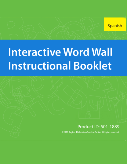Interactive Word Wall—Spanish