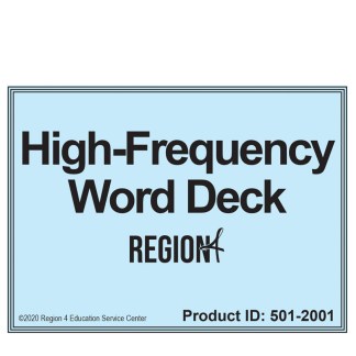 Reading by Design High Frequency Word Deck