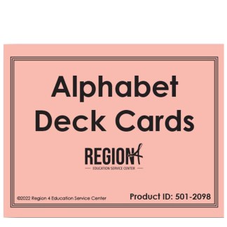 Reading by Design, Volume 0—Alphabet Deck