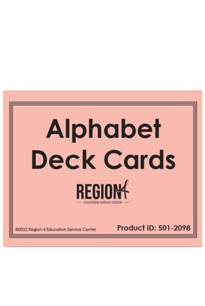Reading by Design, Volume 0—Alphabet Deck