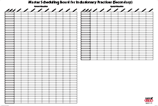 Master Scheduling Board for Inclusionary Practices (Secondary)