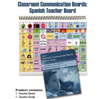 Classroom Communication Boards—Spanish: Teacher Board