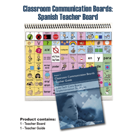 Classroom Communication Boards—Spanish: Teacher Board