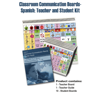 Classroom Communication Boards—Spanish: Teacher and Student Kit