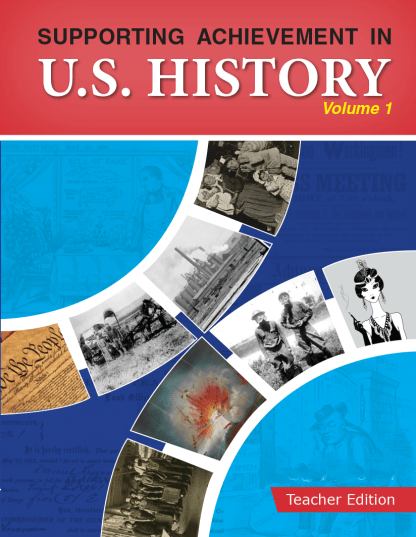 Supporting Achievement in U.S. History Volume 1