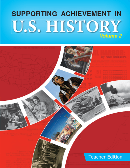 Supporting Achievement in U.S. History Volume 2